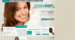 Desktop Screenshot of domadent.ro